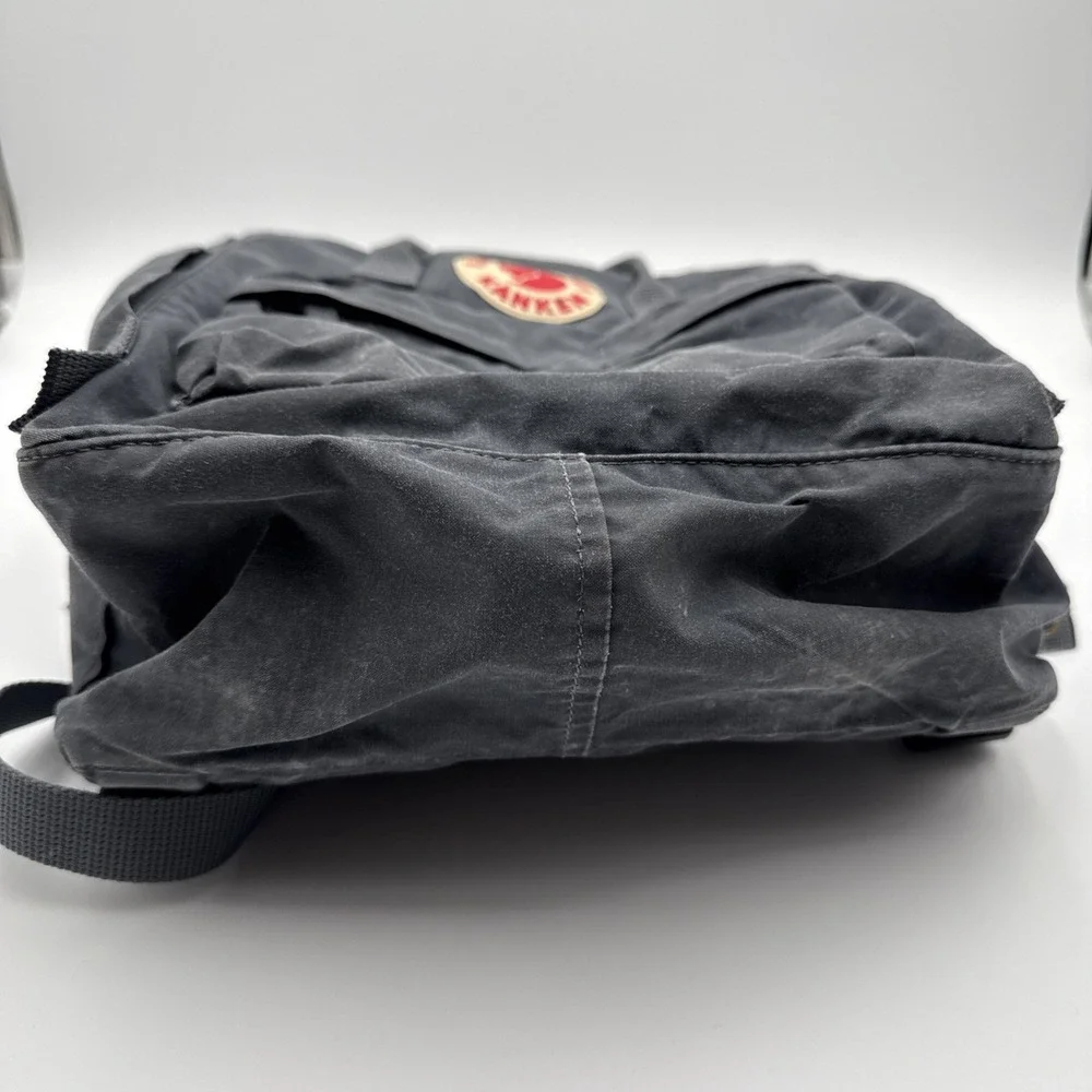 Fjallraven-Kanken Classic Backpack w/Bottle‎ Pocket Gray/blue